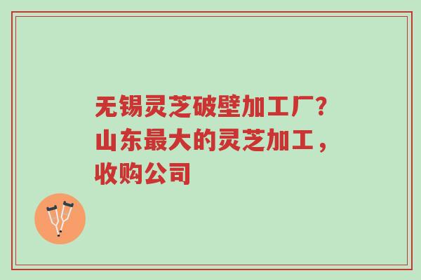 无锡灵芝破壁加工厂?山东最大的灵芝加工,收购公司-第1张图片-超越 无锡灵芝破壁加工厂?山东最大的灵芝加工,收购公司-第1张图片-超越