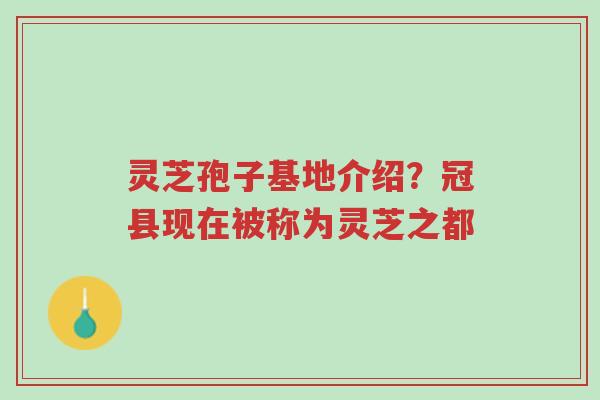 灵芝孢子基地介绍?冠县现在被称为灵芝之都-第1张图片-超越 灵芝孢子基地介绍?冠县现在被称为灵芝之都-第1张图片-超越