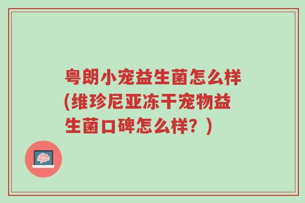 粤朗小宠益生菌怎么样(维珍尼亚冻干宠物益生菌口碑怎么样?)-第1张图片-超越 粤朗小宠益生菌怎么样(维珍尼亚冻干宠物益生菌口碑怎么样?)-第1张图片-超越