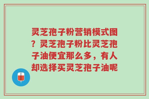 灵芝孢子粉营销模式图?灵芝孢子粉比灵芝孢子油便宜那么多,有人却选择买灵芝孢子油呢-第1张图片-超越 灵芝孢子粉营销模式图?灵芝孢子粉比灵芝孢子油便宜那么多,有人却选择买灵芝孢子油呢-第1张图片-超越