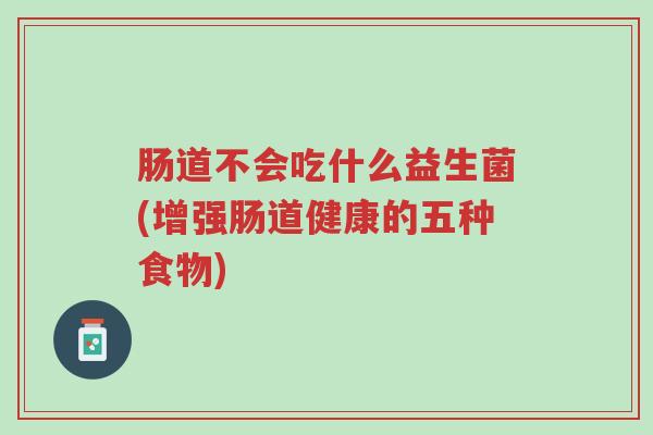肠道不会吃什么益生菌(增强肠道健康的五种食物)-第1张图片-超越 肠道不会吃什么益生菌(增强肠道健康的五种食物)-第1张图片-超越