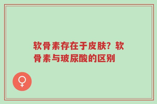 软骨素存在于皮肤?软骨素与玻尿酸的区别-第1张图片-超越 软骨素存在于皮肤?软骨素与玻尿酸的区别-第1张图片-超越