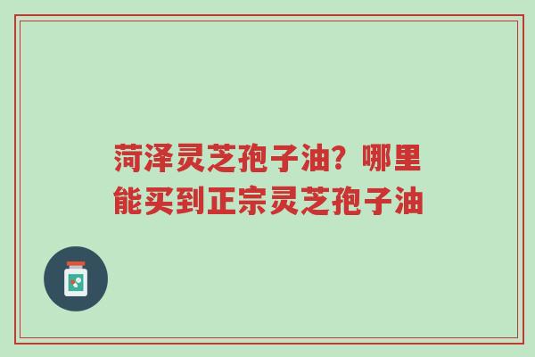 菏泽灵芝孢子油?哪里能买到正宗灵芝孢子油-第1张图片-超越 菏泽灵芝孢子油?哪里能买到正宗灵芝孢子油-第1张图片-超越