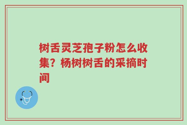 树舌灵芝孢子粉怎么收集?杨树树舌的采摘时间-第1张图片-超越 树舌灵芝孢子粉怎么收集?杨树树舌的采摘时间-第1张图片-超越
