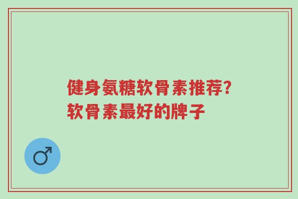健身氨糖软骨素推荐?软骨素最好的牌子-第1张图片-超越 健身氨糖软骨素推荐?软骨素最好的牌子-第1张图片-超越