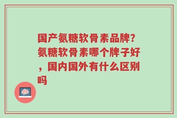 国产氨糖软骨素品牌？氨糖软骨素哪个牌子好，国内国外有什么区别吗-第1张图片-超越