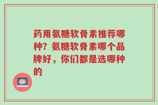 药用氨糖软骨素推荐哪种?氨糖软骨素哪个品牌好,你们都是选哪种的-第1张图片-超越 药用氨糖软骨素推荐哪种?氨糖软骨素哪个品牌好,你们都是选哪种的-第1张图片-超越