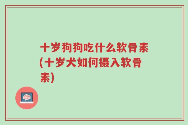 十岁狗狗吃什么软骨素(十岁犬如何摄入软骨素)-第1张图片-超越 十岁狗狗吃什么软骨素(十岁犬如何摄入软骨素)-第1张图片-超越