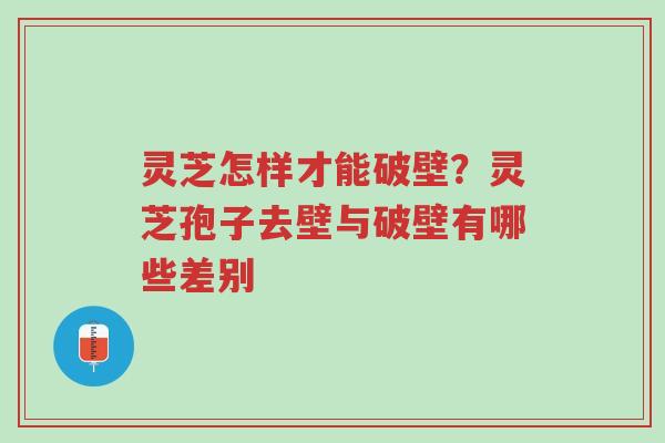 灵芝怎样才能破壁?灵芝孢子去壁与破壁有哪些差别-第1张图片-超越 灵芝怎样才能破壁?灵芝孢子去壁与破壁有哪些差别-第1张图片-超越