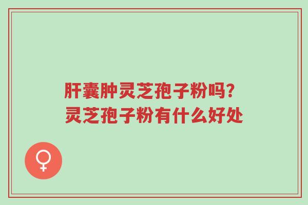 肝囊肿灵芝孢子粉吗?灵芝孢子粉有什么好处-第1张图片-超越 肝囊肿灵芝孢子粉吗?灵芝孢子粉有什么好处-第1张图片-超越