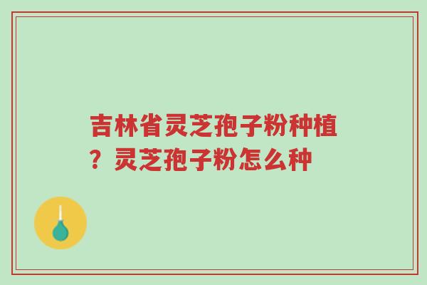 吉林省灵芝孢子粉种植?灵芝孢子粉怎么种-第1张图片-超越 吉林省灵芝孢子粉种植?灵芝孢子粉怎么种-第1张图片-超越