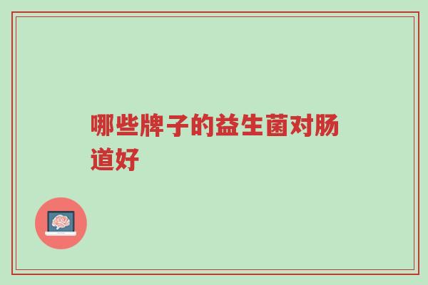 哪些牌子的益生菌对肠道好-第1张图片-超越 哪些牌子的益生菌对肠道好-第1张图片-超越