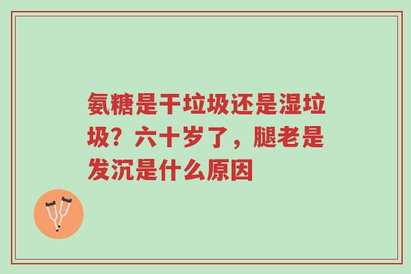 氨糖是干垃圾还是湿垃圾?六十岁了,腿老是发沉是什么原因-第1张图片-超越 氨糖是干垃圾还是湿垃圾?六十岁了,腿老是发沉是什么原因-第1张图片-超越