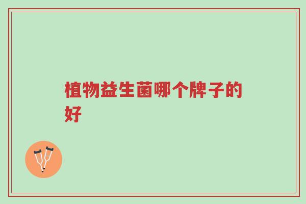 植物益生菌哪个牌子的好-第1张图片-超越 植物益生菌哪个牌子的好-第1张图片-超越