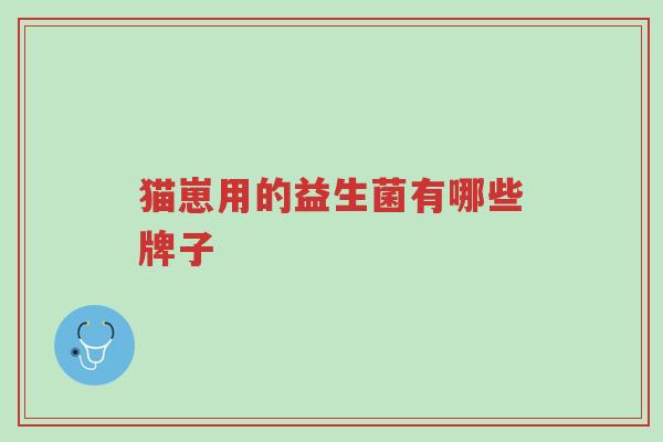 猫崽用的益生菌有哪些牌子-第1张图片-超越 猫崽用的益生菌有哪些牌子-第1张图片-超越