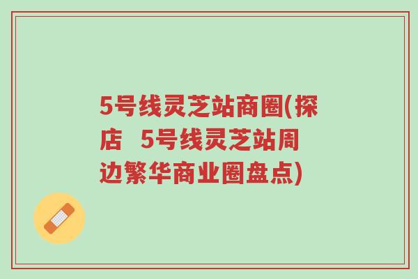 5号线灵芝站商圈(探店 5号线灵芝站周边繁华商业圈盘点)-第1张图片-超越 5号线灵芝站商圈(探店 5号线灵芝站周边繁华商业圈盘点)-第1张图片-超越