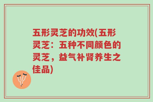 五形灵芝的功效(五形灵芝:五种不同颜色的灵芝,益气补肾养生之佳品)-第1张图片-超越 五形灵芝的功效(五形灵芝:五种不同颜色的灵芝,益气补肾养生之佳品)-第1张图片-超越