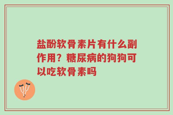 盐酚软骨素片有什么副作用？糖尿病的狗狗可以吃软骨素吗-第1张图片-超越