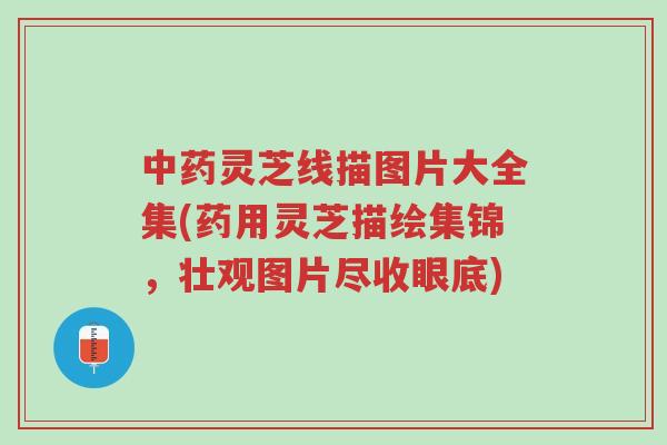 中药灵芝线描图片大全集(药用灵芝描绘集锦,壮观图片尽收眼底)-第1张图片-超越 中药灵芝线描图片大全集(药用灵芝描绘集锦,壮观图片尽收眼底)-第1张图片-超越