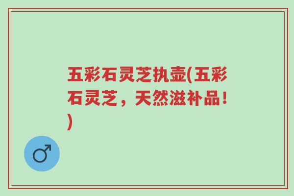 五彩石灵芝执壶(五彩石灵芝,天然滋补品!)-第1张图片-超越 五彩石灵芝执壶(五彩石灵芝,天然滋补品!)-第1张图片-超越