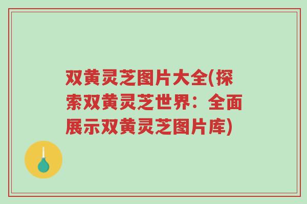双黄灵芝图片大全(探索双黄灵芝世界:全面展示双黄灵芝图片库)-第1张图片-超越 双黄灵芝图片大全(探索双黄灵芝世界:全面展示双黄灵芝图片库)-第1张图片-超越