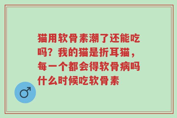 猫用软骨素潮了还能吃吗?我的猫是折耳猫,每一个都会得软骨病吗什么时候吃软骨素-第1张图片-超越 猫用软骨素潮了还能吃吗?我的猫是折耳猫,每一个都会得软骨病吗什么时候吃软骨素-第1张图片-超越