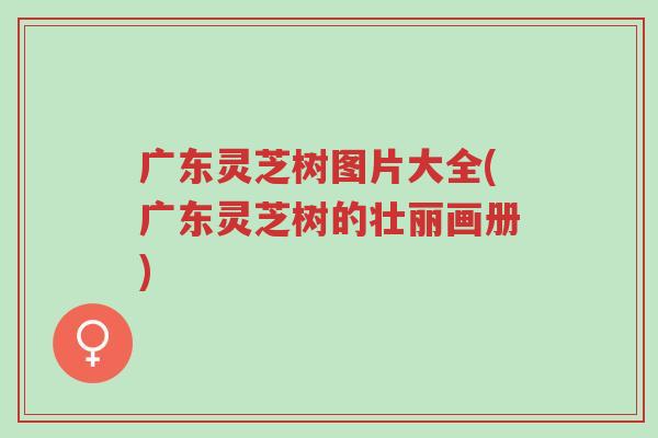 广东灵芝树图片大全(广东灵芝树的壮丽画册)-第1张图片-超越