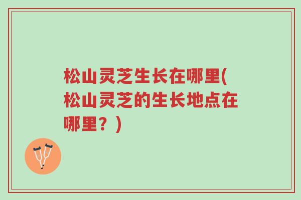 松山灵芝生长在哪里(松山灵芝的生长地点在哪里?)-第1张图片-超越 松山灵芝生长在哪里(松山灵芝的生长地点在哪里?)-第1张图片-超越