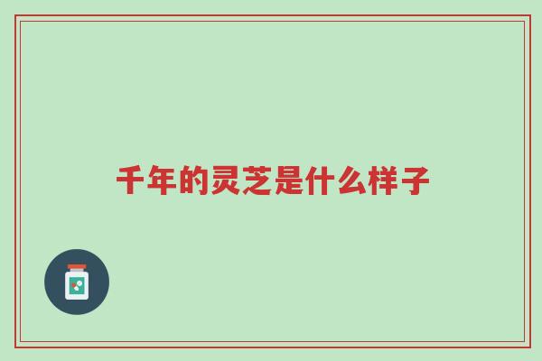 千年的灵芝是什么样子-第1张图片-超越 千年的灵芝是什么样子-第1张图片-超越