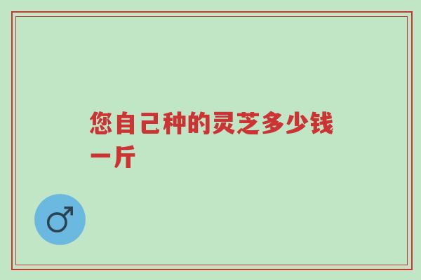 您自己种的灵芝多少钱一斤-第1张图片-超越 您自己种的灵芝多少钱一斤-第1张图片-超越