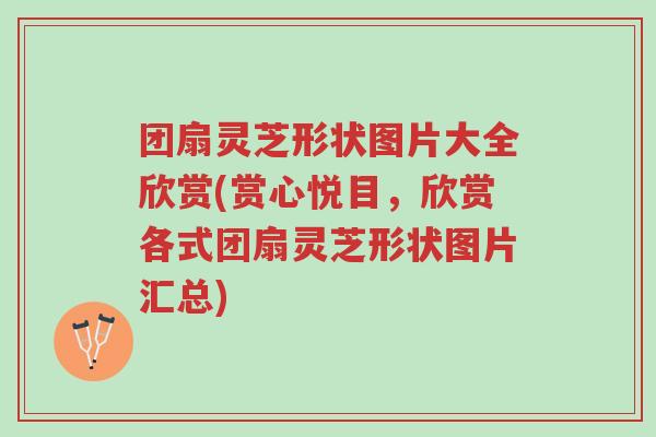 团扇灵芝形状图片大全欣赏(赏心悦目,欣赏各式团扇灵芝形状图片汇总)-第1张图片-超越 团扇灵芝形状图片大全欣赏(赏心悦目,欣赏各式团扇灵芝形状图片汇总)-第1张图片-超越