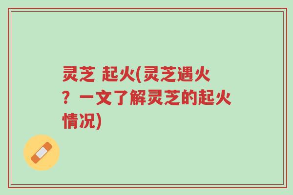 灵芝 起火(灵芝遇火?一文了解灵芝的起火情况)-第1张图片-超越 灵芝 起火(灵芝遇火?一文了解灵芝的起火情况)-第1张图片-超越