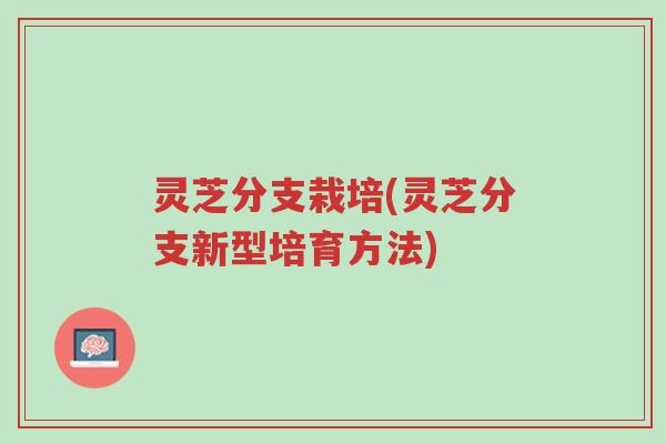 灵芝分支栽培(灵芝分支新型培育方法)-第1张图片-超越 灵芝分支栽培(灵芝分支新型培育方法)-第1张图片-超越