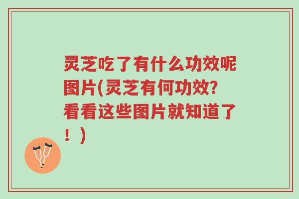 灵芝吃了有什么功效呢图片(灵芝有何功效?看看这些图片就知道了!)-第1张图片-超越 灵芝吃了有什么功效呢图片(灵芝有何功效?看看这些图片就知道了!)-第1张图片-超越