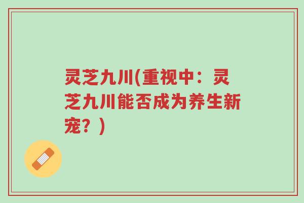 灵芝九川(重视中:灵芝九川能否成为养生新宠?)-第1张图片-超越 灵芝九川(重视中:灵芝九川能否成为养生新宠?)-第1张图片-超越