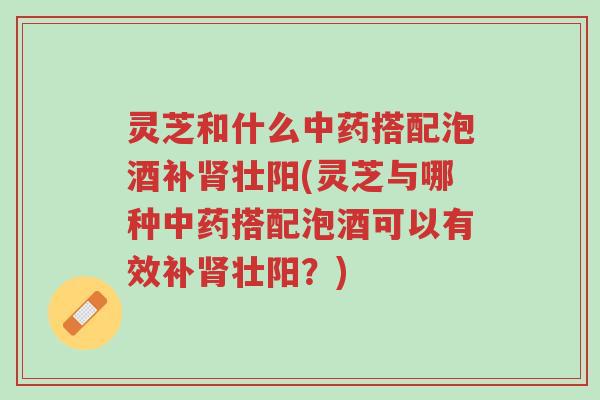 灵芝和什么中药搭配泡酒补肾壮阳(灵芝与哪种中药搭配泡酒可以有效补肾壮阳?)-第1张图片-超越 灵芝和什么中药搭配泡酒补肾壮阳(灵芝与哪种中药搭配泡酒可以有效补肾壮阳?)-第1张图片-超越