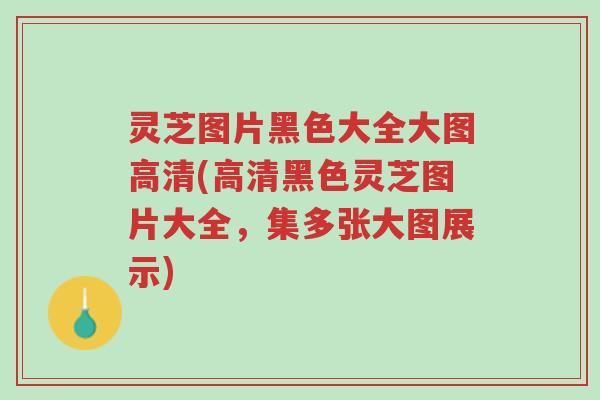 灵芝图片黑色大全大图高清(高清黑色灵芝图片大全,集多张大图展示)-第1张图片-超越 灵芝图片黑色大全大图高清(高清黑色灵芝图片大全,集多张大图展示)-第1张图片-超越