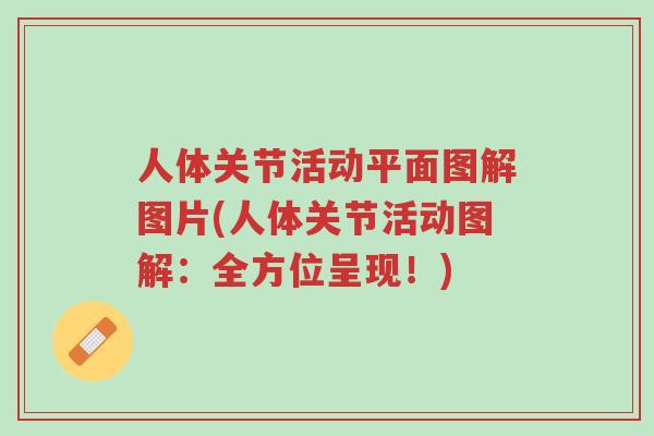 人体关节活动平面图解图片(人体关节活动图解:全方位呈现!)-第1张图片-超越 人体关节活动平面图解图片(人体关节活动图解:全方位呈现!)-第1张图片-超越