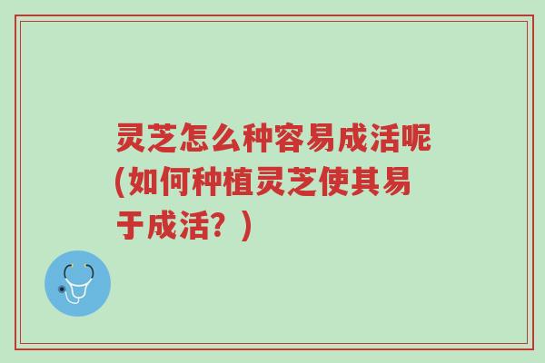 灵芝怎么种容易成活呢(如何种植灵芝使其易于成活?)-第1张图片-超越 灵芝怎么种容易成活呢(如何种植灵芝使其易于成活?)-第1张图片-超越