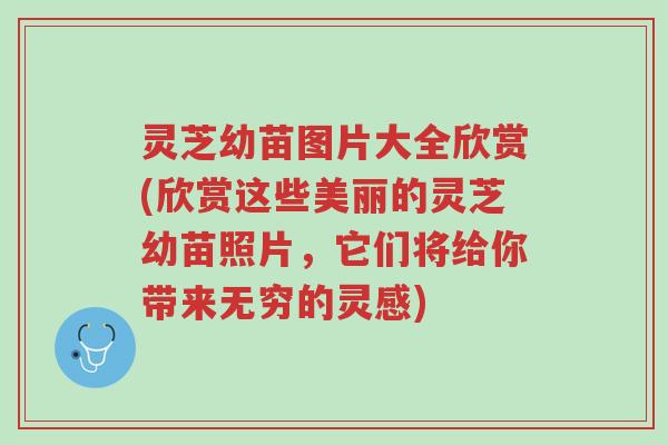 灵芝幼苗图片大全欣赏(欣赏这些美丽的灵芝幼苗照片,它们将给你带来无穷的灵感)-第1张图片-超越 灵芝幼苗图片大全欣赏(欣赏这些美丽的灵芝幼苗照片,它们将给你带来无穷的灵感)-第1张图片-超越