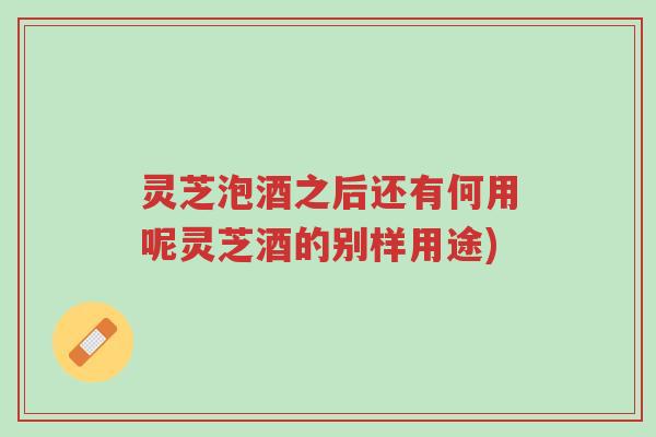 灵芝泡酒之后还有何用呢灵芝酒的别样用途)-第1张图片-超越 灵芝泡酒之后还有何用呢灵芝酒的别样用途)-第1张图片-超越