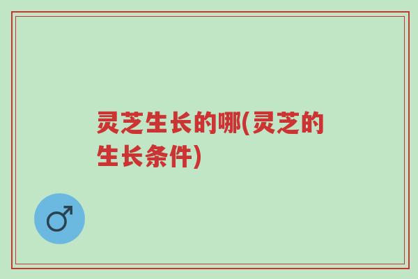 灵芝生长的哪(灵芝的生长条件)-第1张图片-超越 灵芝生长的哪(灵芝的生长条件)-第1张图片-超越