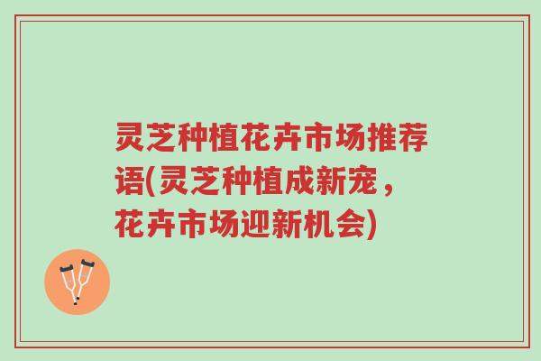 灵芝种植花卉市场推荐语(灵芝种植成新宠,花卉市场迎新机会)-第1张图片-超越 灵芝种植花卉市场推荐语(灵芝种植成新宠,花卉市场迎新机会)-第1张图片-超越