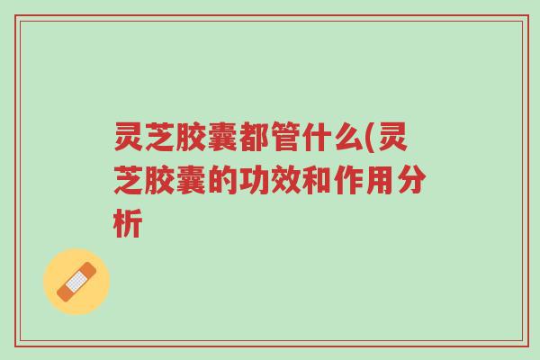 灵芝胶囊都管什么(灵芝胶囊的功效和作用分析-第1张图片-超越 灵芝胶囊都管什么(灵芝胶囊的功效和作用分析-第1张图片-超越