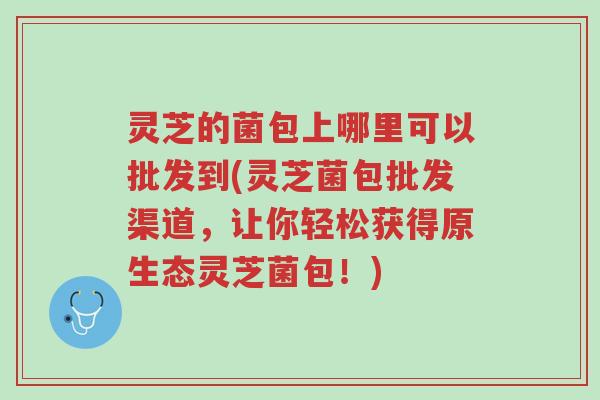 灵芝的菌包上哪里可以批发到(灵芝菌包批发渠道,让你轻松获得原生态灵芝菌包!)-第1张图片-超越 灵芝的菌包上哪里可以批发到(灵芝菌包批发渠道,让你轻松获得原生态灵芝菌包!)-第1张图片-超越