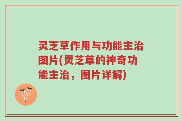 灵芝草作用与功能主治图片(灵芝草的神奇功能主治,图片详解)-第1张图片-超越 灵芝草作用与功能主治图片(灵芝草的神奇功能主治,图片详解)-第1张图片-超越