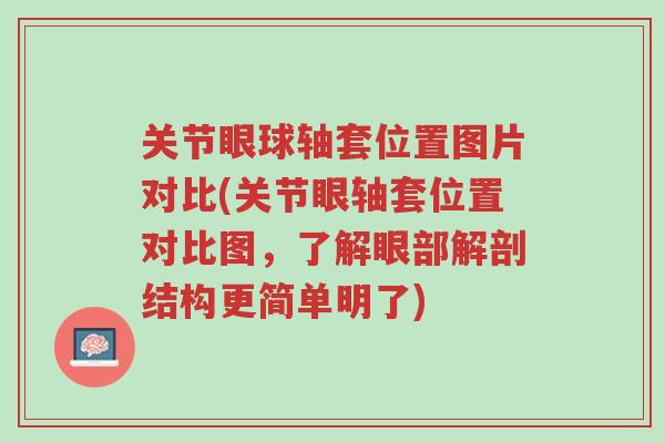 关节眼球轴套位置图片对比(关节眼轴套位置对比图,了解眼部解剖结构更简单明了)-第1张图片-超越 关节眼球轴套位置图片对比(关节眼轴套位置对比图,了解眼部解剖结构更简单明了)-第1张图片-超越