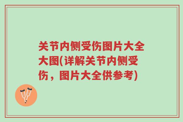 关节内侧受伤图片大全大图(详解关节内侧受伤,图片大全供参考)-第1张图片-超越 关节内侧受伤图片大全大图(详解关节内侧受伤,图片大全供参考)-第1张图片-超越