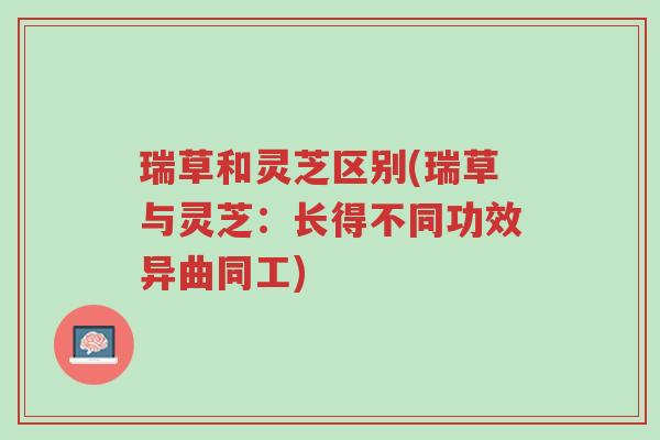 瑞草和灵芝区别(瑞草与灵芝:长得不同功效异曲同工)-第1张图片-超越 瑞草和灵芝区别(瑞草与灵芝:长得不同功效异曲同工)-第1张图片-超越