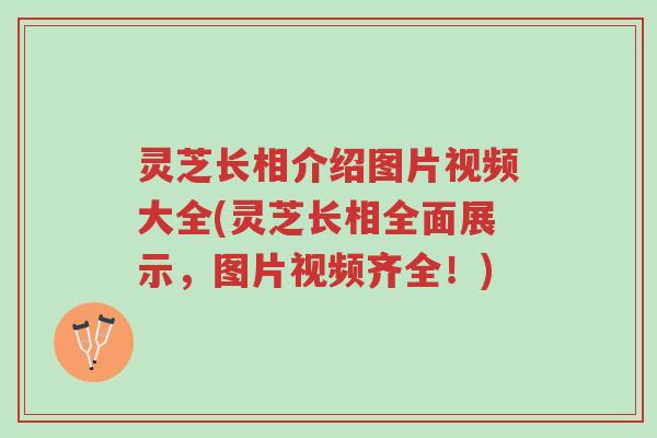 灵芝长相介绍图片视频大全(灵芝长相全面展示,图片视频齐全!)-第1张图片-超越 灵芝长相介绍图片视频大全(灵芝长相全面展示,图片视频齐全!)-第1张图片-超越